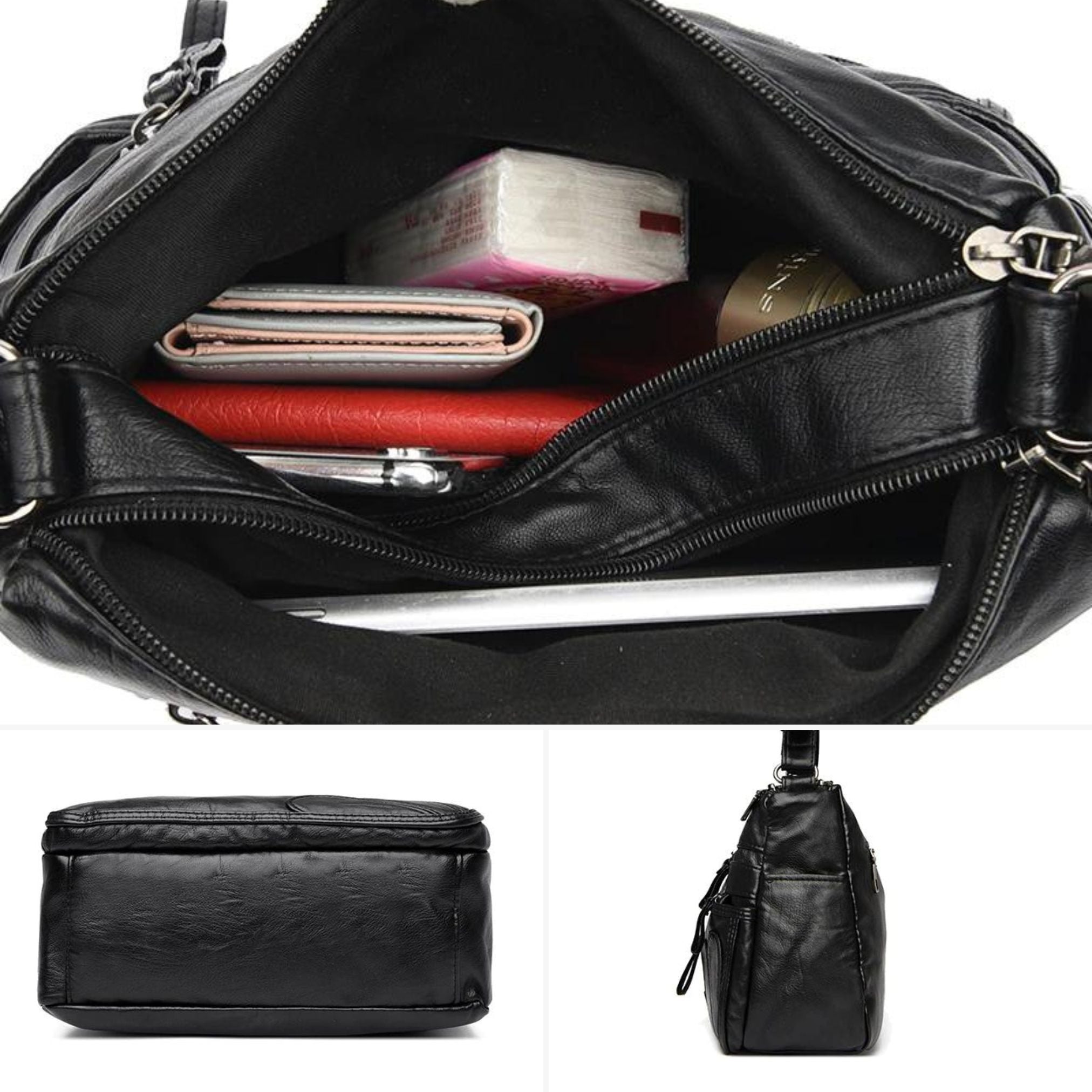 Bolsa Transversal Feminina em Couro - Stephan Ferrera