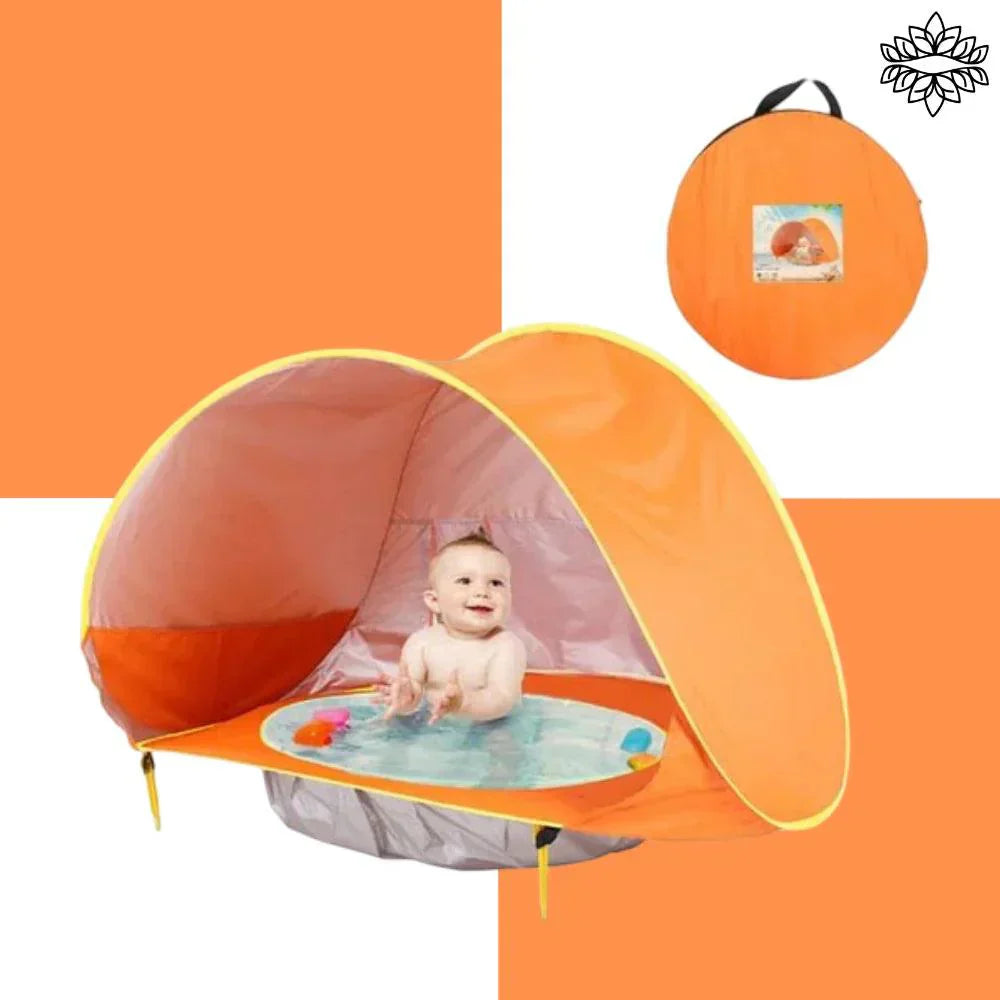 Barraca de Praia para Bebe com Piscina - Proteção UV