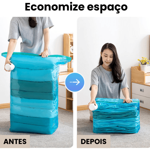 Compressor à Vácuo CompressClean + Sacolas Reutilizáveis