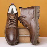 Bota Masculina de Inverno em Couro Nobre - Luiz Armen