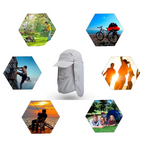 Boné para Pesca com Proteção UV 4 em 1 | Comfort Cap