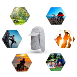 Boné para Pesca com Proteção UV 4 em 1 | Comfort Cap