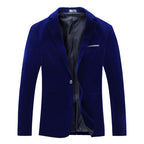 Blazer Masculino Aveludado De Luxo
