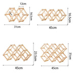 Adega Porta Vinho Portátil Madeira